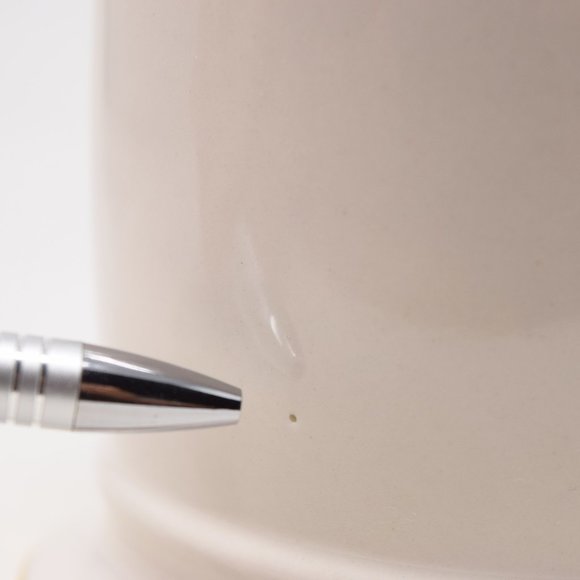 Anthropologie Mug E Initial Gold Trim Shaving Cup Monogram Typeface Boho 14 oz - Picture 15 of 16